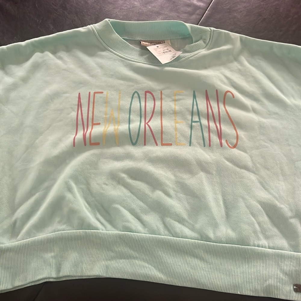 New Orleans crop top sweater
